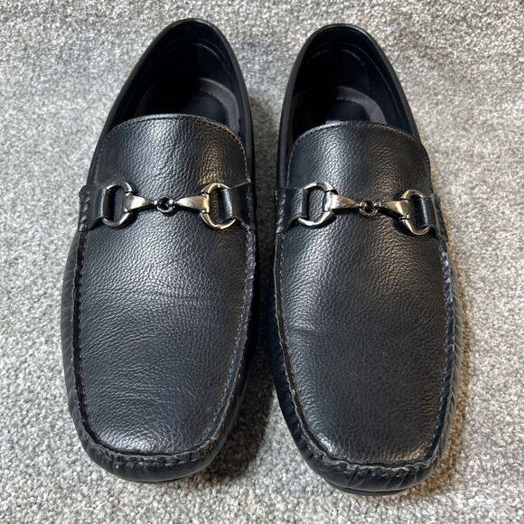 Kenneth Cole Unlisted Men\'s Black Loafer Shoes Size 11M Reward Urself Slip On